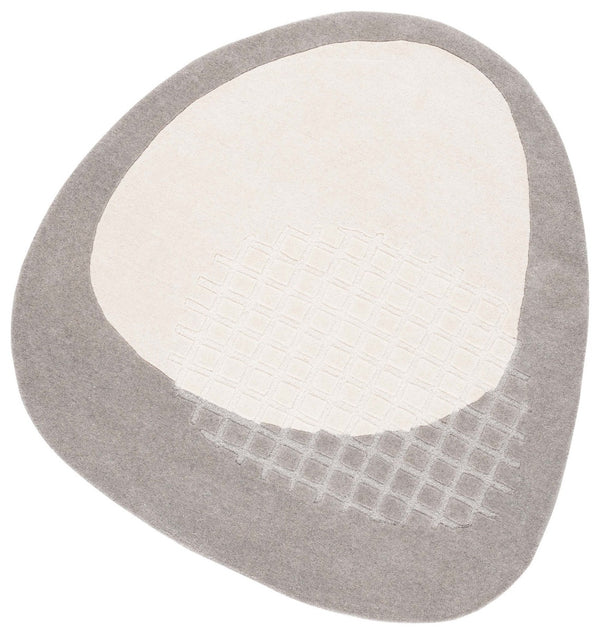 Safavieh Novelty 152 Hand Tufted Geometric Rug Grey / Ivory NOV152F-66S