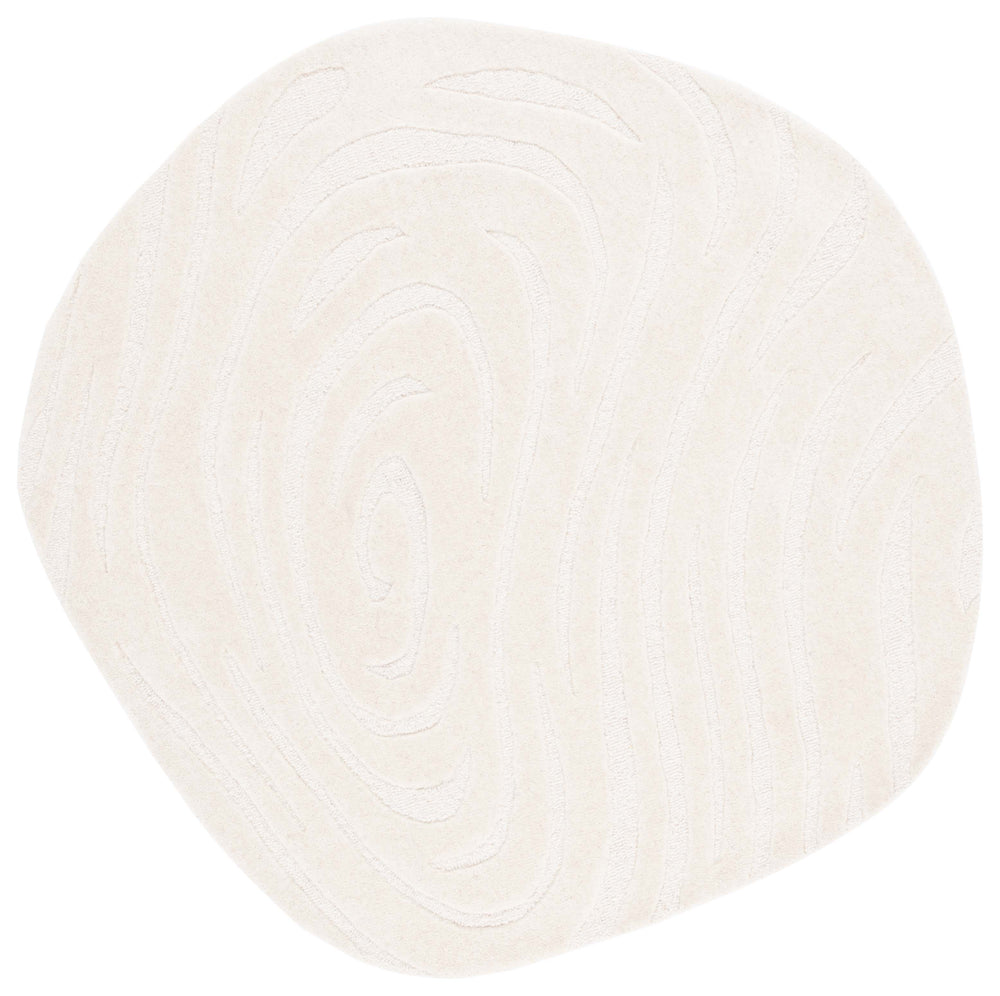 Safavieh Novelty 155 Hand Tufted Geometric Rug IIX Ivory NOV155A-55S