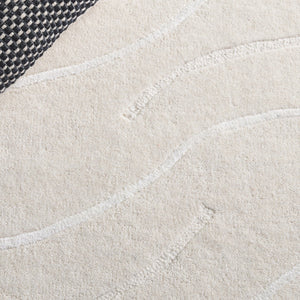 Safavieh Novelty Hand-tufted Luxury Area Rug From India - Elevate Your Home With Modern Elegance And Comfort Ivory 95% Wool 5% Viscose Nov157a-69s