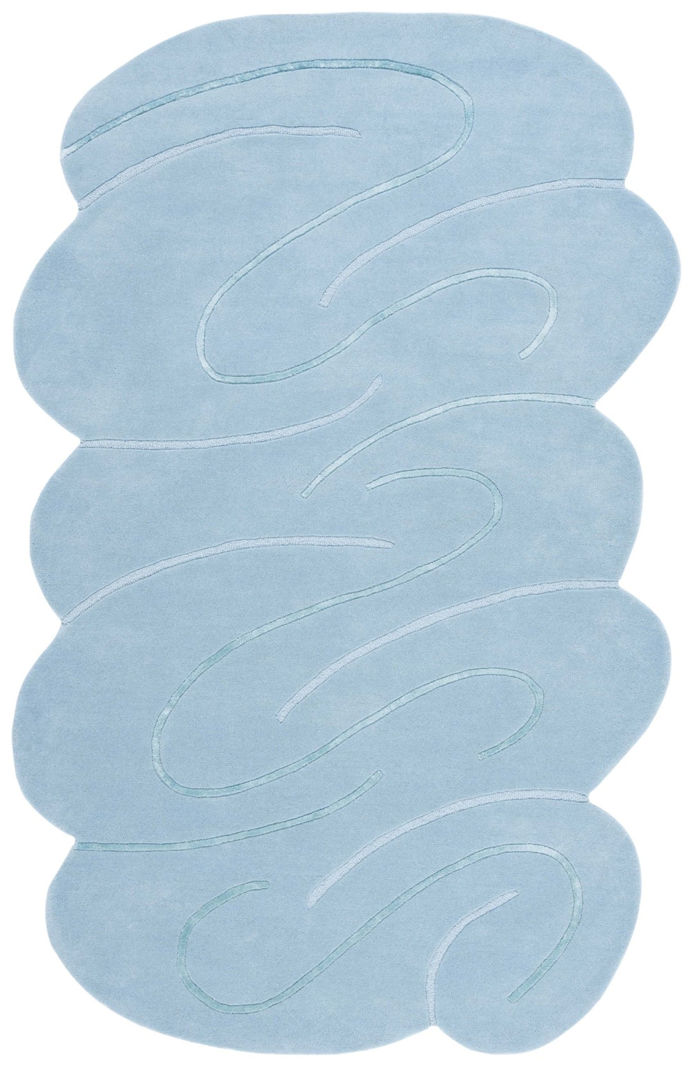 Safavieh Novelty 157 Hand Tufted Geometric Rug IIX Blue NOV157M-23S