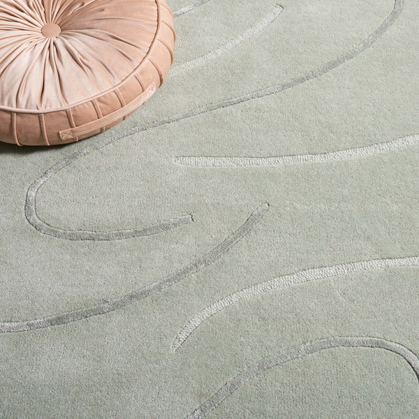 Safavieh Novelty 157 Hand Tufted Geometric Rug Green NOV157Y-810S