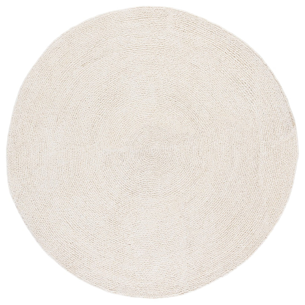 Safavieh Novelty Elegant Hand-tufted Area Rug – Soft Wool Blend For Cozy Home Décor And Modern Style Ivory 90% Wool & 10% Cotton Nov158a-4r
