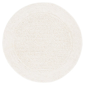 Safavieh Novelty Hand-tufted Wool Area Rug - Modern Elegance For Cozy Living Spaces And Stylish Decor Ivory Wool Pile Nov159a-4r