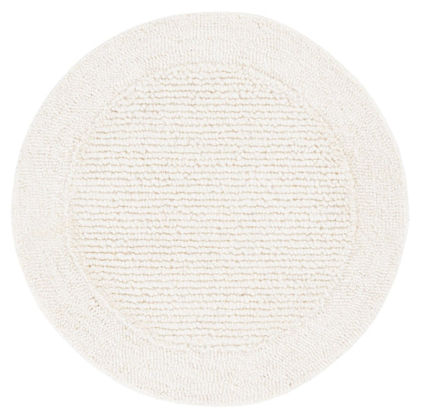 Safavieh Novelty Hand-tufted Wool Area Rug - Modern Elegance For Cozy Living Spaces And Stylish Decor Ivory Wool Pile Nov159a-4r