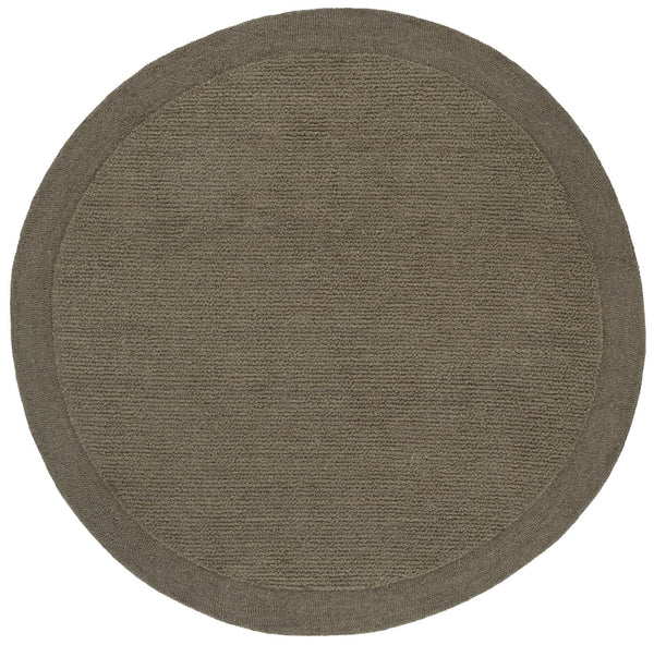 Safavieh Novelty Hand-tufted Round 5x5 Olive Rug - Elegant Wool Design For Modern Living Spaces & Décor Olive Wool Pile Nov159x-5r