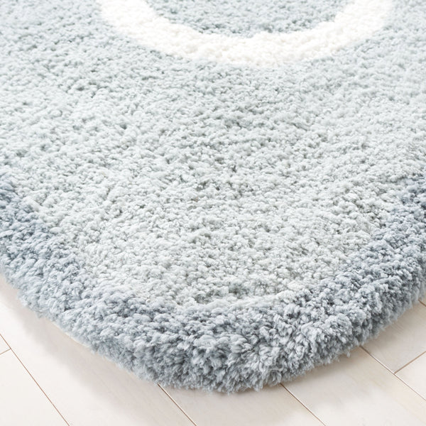 Safavieh Novelty Exquisite Hand-tufted Area Rug In Elegant Floral Design For Luxurious Home Decor Living Space Light Grey ,Ivory 80% Polyester And 20% Cotton Nov901f-6r