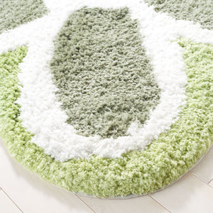 Safavieh Novelty Elegant Floral Area Rug - Hand-tufted Artisan Craftsmanship In Luxurious Polyester Blend Ivory ,Green 80% Polyester And 20% Cotton Nov902y-6r