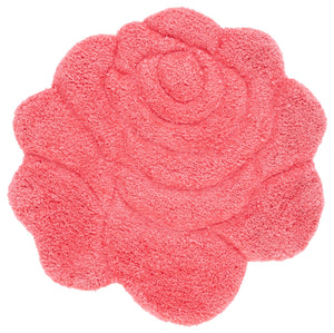Safavieh Novelty Hand Tufted Area Rug - Exquisite Floral Design, Plush Comfort, Ideal For Cozy Home Decor Fuchsia ,Pink 80% Polyester And 20% Cotton Nov903r-3r