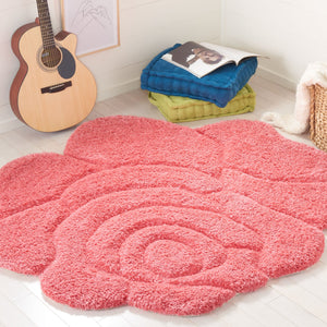 Safavieh Novelty Hand Tufted Area Rug - Exquisite Floral Design, Plush Comfort, Ideal For Cozy Home Decor Fuchsia ,Pink 80% Polyester And 20% Cotton Nov903r-3r