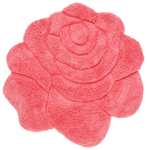 Safavieh Novelty Hand Tufted Area Rug - Exquisite Floral Design, Plush Comfort, Ideal For Cozy Home Decor Fuchsia ,Pink 80% Polyester And 20% Cotton Nov903r-3r