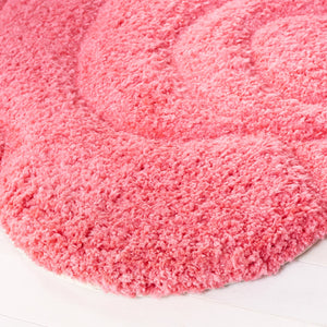 Safavieh Novelty Hand Tufted Area Rug - Exquisite Floral Design, Plush Comfort, Ideal For Cozy Home Decor Fuchsia ,Pink 80% Polyester And 20% Cotton Nov903r-3r