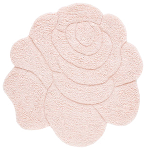 Safavieh Novelty Hand Tufted Area Rug - Exquisite Floral Design, Plush Comfort, Ideal For Cozy Home Decor Blush ,Pink 80% Polyester And 20% Cotton Nov903u-3r
