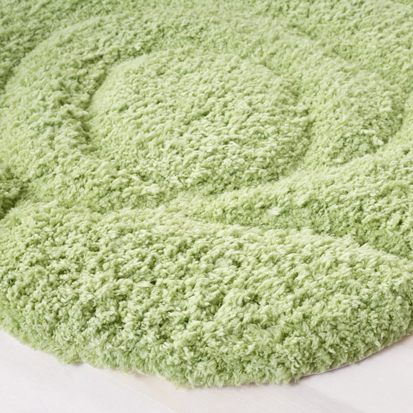 Safavieh Novelty Hand Tufted Area Rug - Exquisite Floral Design, Plush Comfort, Ideal For Cozy Home Decor Green 80% Polyester And 20% Cotton Nov903y-5r