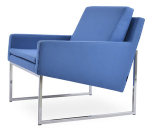 Soho Concept Nova Armchair In Skyblue - Premium Wool Fabrics With 10-year Guarantee, Stylish & Durable Comfort Skyblue  Soho-concept-dining-chair-12290