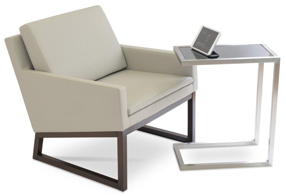 Soho Concept Nova Armchair - Premium Boucle, Velvet, Nubuck & Camira Fabrics | 10-year Guarantee, Stylish Colors Light Grey,Walnut,Black  Soho-concept-dining-chair-12294