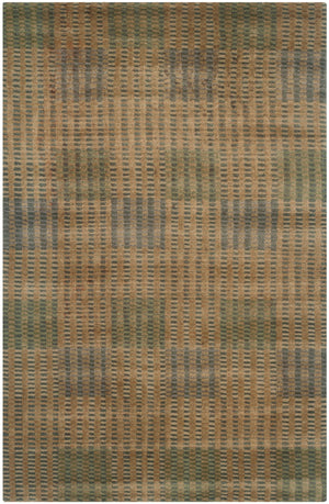 Safavieh Nepalese Hand Knotted Area Rug - Luxurious Silk & Wool With Earthy Tones For Timeless Home Elegance Assorted Silk And Wool Np323b-6