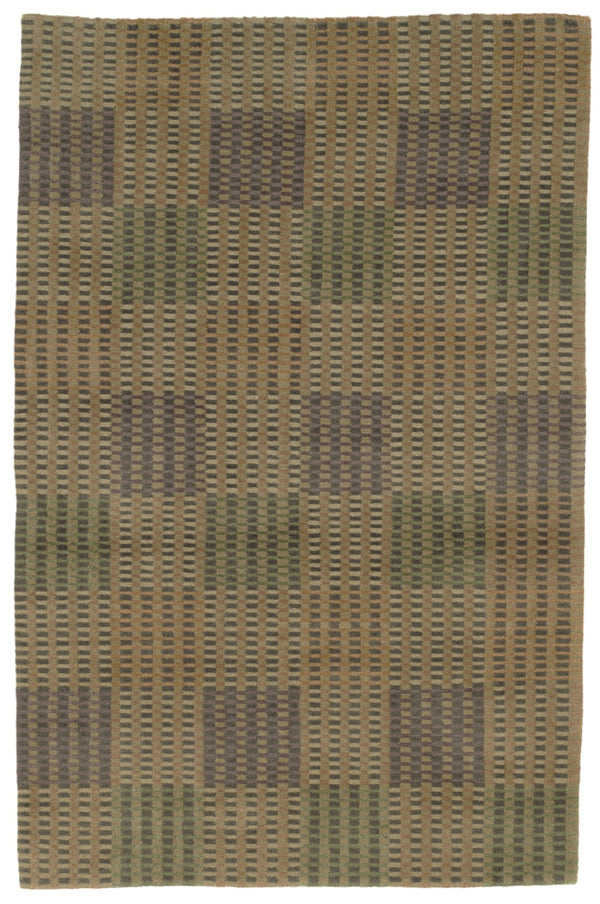 Safavieh Nepalese Hand Knotted Area Rug - Luxurious Silk & Wool With Earthy Tones For Timeless Home Elegance Assorted Silk And Wool Np323b-6