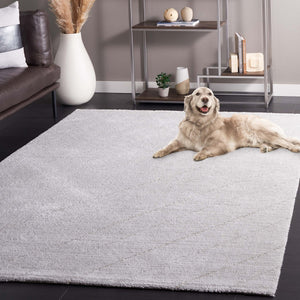 Safavieh Neptune 850 Power Loomed Solid & Tonal Rug Light Grey / Grey 9' x 12'