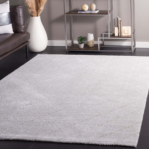 Safavieh Neptune 850 Power Loomed Solid & Tonal Rug Light Grey / Grey 5'-3" x 7'-6"
