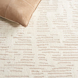 Safavieh Neptune 852 Power Loomed Solid & Tonal Rug Ivory / Beige 9' x 12'