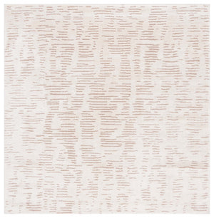 Safavieh Neptune 852 Power Loomed Solid & Tonal Rug Ivory / Beige 6'-7" x 6'-7" Square