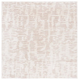 Safavieh Neptune 852 Power Loomed Solid & Tonal Rug Ivory / Beige 6'-7" x 6'-7" Square