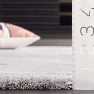 Safavieh Neptune 854 Power Loomed Solid & Tonal Rug Light Grey / Grey 9' x 12'