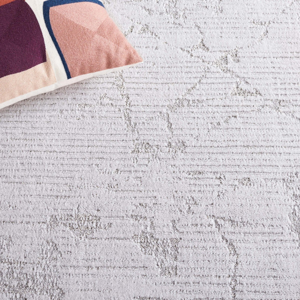 Safavieh Neptune 854 Power Loomed Solid & Tonal Rug Light Grey / Grey 9' x 12'