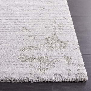 Safavieh Neptune 854 Power Loomed Solid & Tonal Rug Light Grey / Grey 5'-3" x 7'-6"