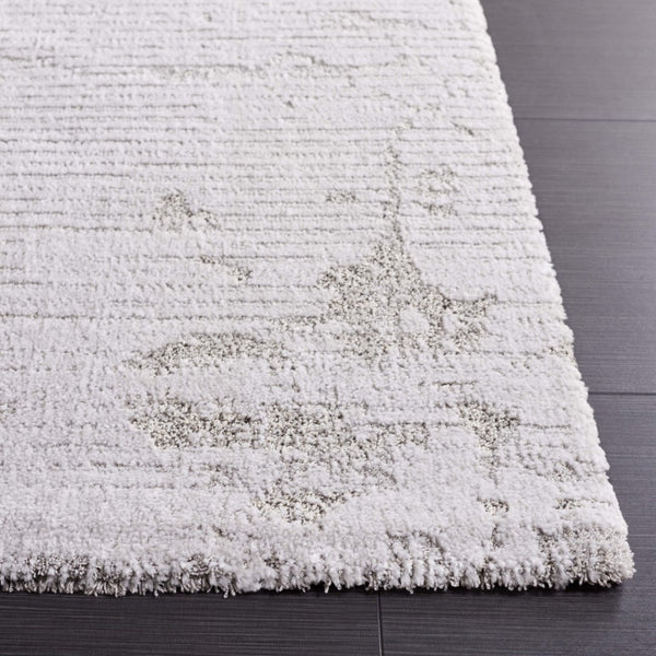 Safavieh Neptune 854 Power Loomed Solid & Tonal Rug Light Grey / Grey 5'-3" x 7'-6"