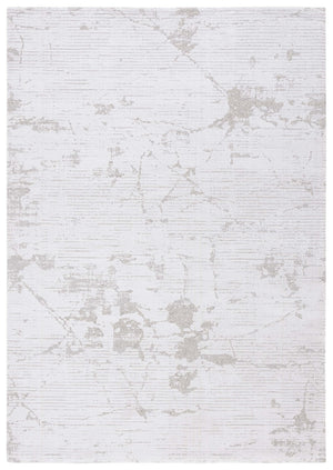 Safavieh Neptune 854 Power Loomed Solid & Tonal Rug Light Grey / Grey 5'-3" x 7'-6"