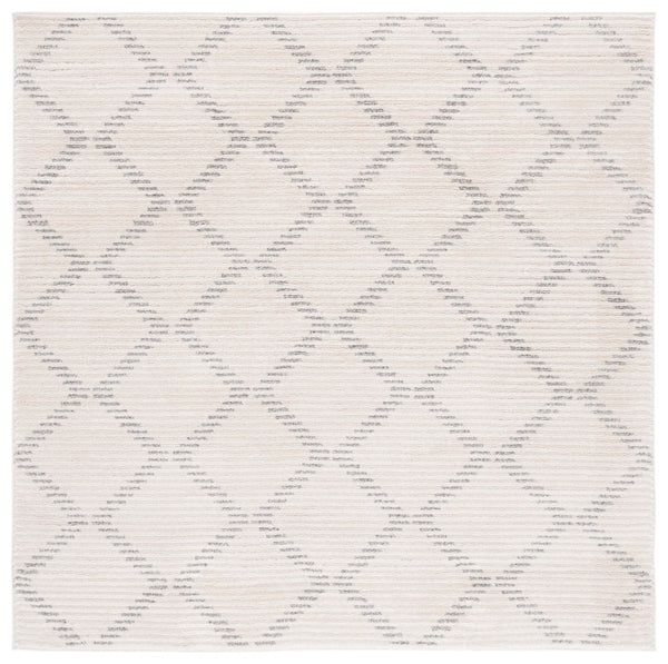 Safavieh Neptune 856 Power Loomed Solid & Tonal Rug Ivory / Beige 6'-7" x 6'-7" Square