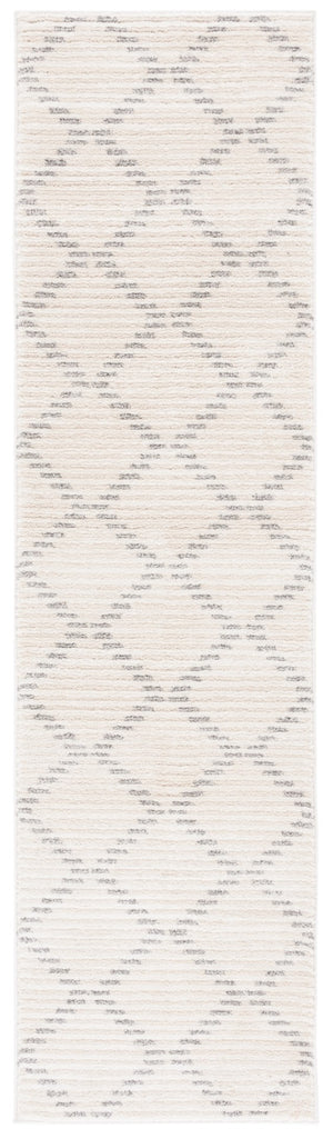 Safavieh Neptune 858 Power Loomed Solid & Tonal Rug Ivory / Grey 2'-2" x 8'