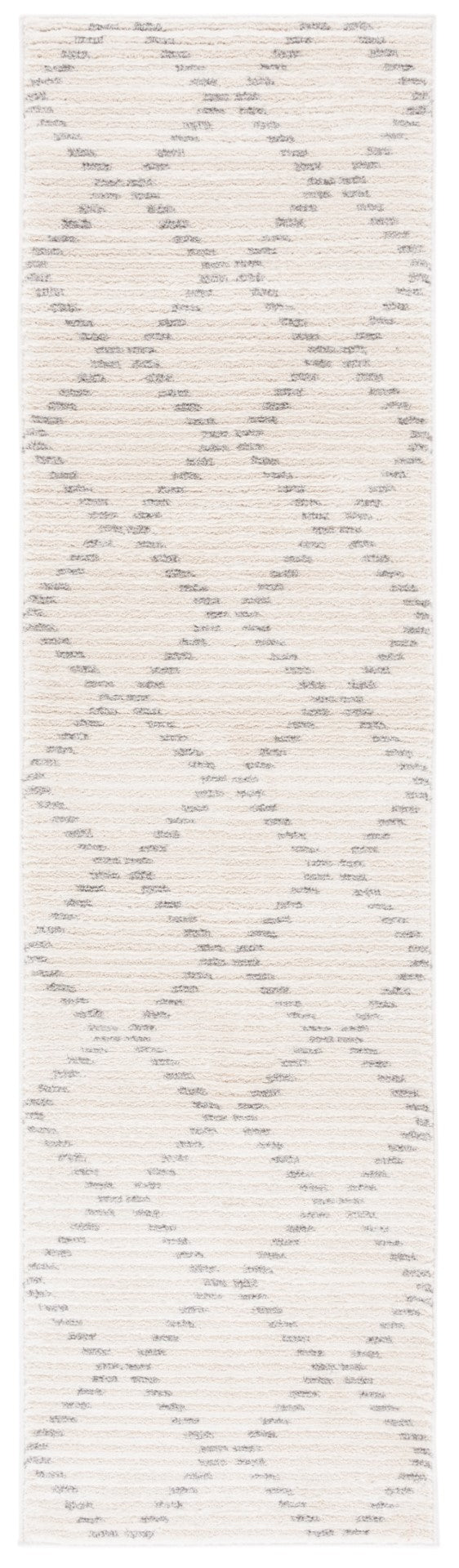 Safavieh Neptune 858 Power Loomed Solid & Tonal Rug Ivory / Grey 2'-2" x 8'