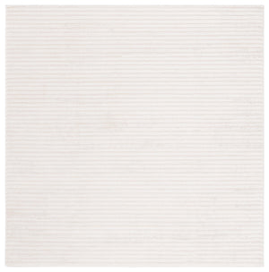 Safavieh Neptune 858 Power Loomed Solid & Tonal Rug Ivory / Grey 6'-7" x 6'-7" Square