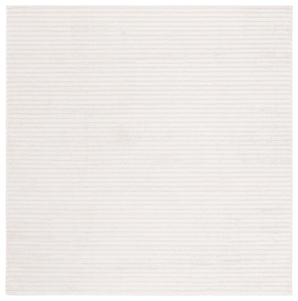 Safavieh Neptune 858 Power Loomed Solid & Tonal Rug Ivory / Grey 6'-7" x 6'-7" Square