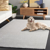 Safavieh Neptune 860 Power Loomed Solid & Tonal Rug Light Grey / Grey 9' x 12'