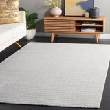 Safavieh Neptune 860 Power Loomed Solid & Tonal Rug Light Grey / Grey 5'-3" x 7'-6"