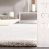 Safavieh Neptune 862 Power Loomed Solid & Tonal Rug Ivory / Grey 5'-3" x 7'-6"