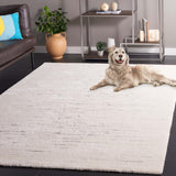 Safavieh Neptune 862 Power Loomed Solid & Tonal Rug Ivory / Grey 5'-3" x 7'-6"