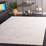 Safavieh Neptune 862 Power Loomed Solid & Tonal Rug Ivory / Grey 5'-3" x 7'-6"