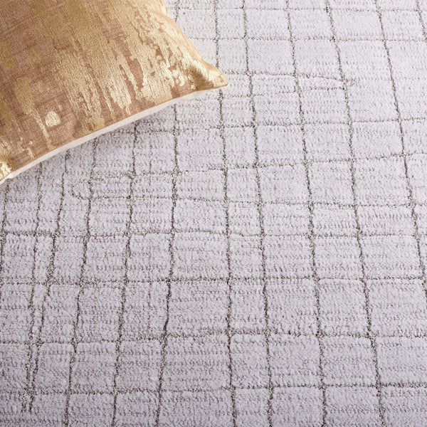 Safavieh Neptune 864 Power Loomed Solid & Tonal Rug Light Grey / Grey 9' x 12'