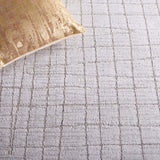 Safavieh Neptune 864 Power Loomed Solid & Tonal Rug Light Grey / Grey 5'-3" x 7'-6"