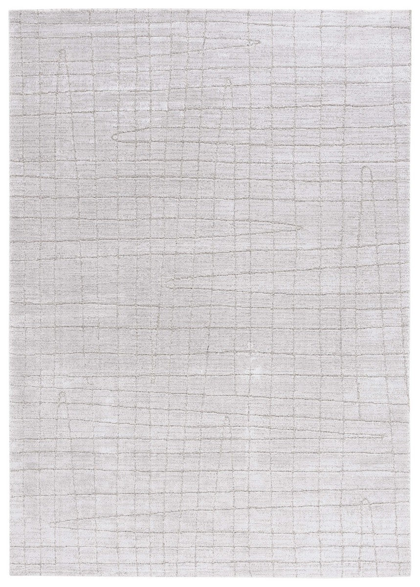 Safavieh Neptune 864 Power Loomed Solid & Tonal Rug Light Grey / Grey 2'-2" x 8'