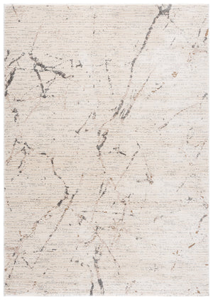 Safavieh Neptune Ivory Grey Flat-Weave Rug 5'3"X7'6" — Low-Profile Turkish Power-Loomed Blend For High Traffic Spaces NPE868A-5