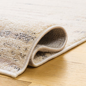 Safavieh Neptune Medium Rectangle Area Rug 5'3"X7'6" Ivory & Grey Low-Pile Power-Loomed Jute Blend Elegance NPE874A-5