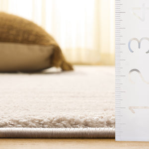 Safavieh Neptune Low-Pile Ivory & Grey Area Rug 5'3"X7'6" - Turkish Power-Loomed, Durable Soft Texture NPE876A-5