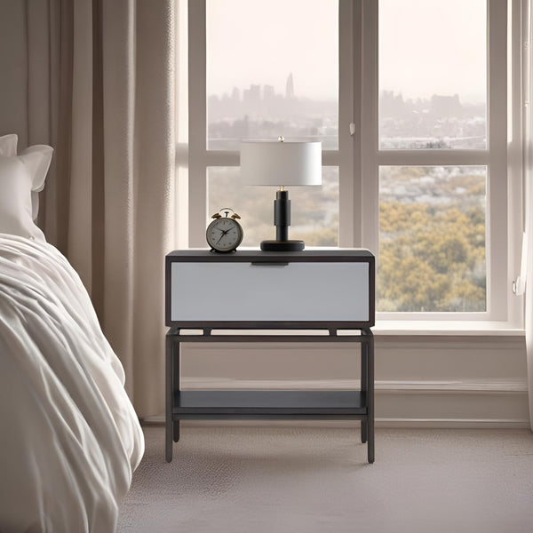 Origins Wilmar Nightstand - Elegant Design With Soft-close Drawers And Dovetail Construction For Your Bedroom Espresso Mahogany Solids & Oak Veneer Ns-01