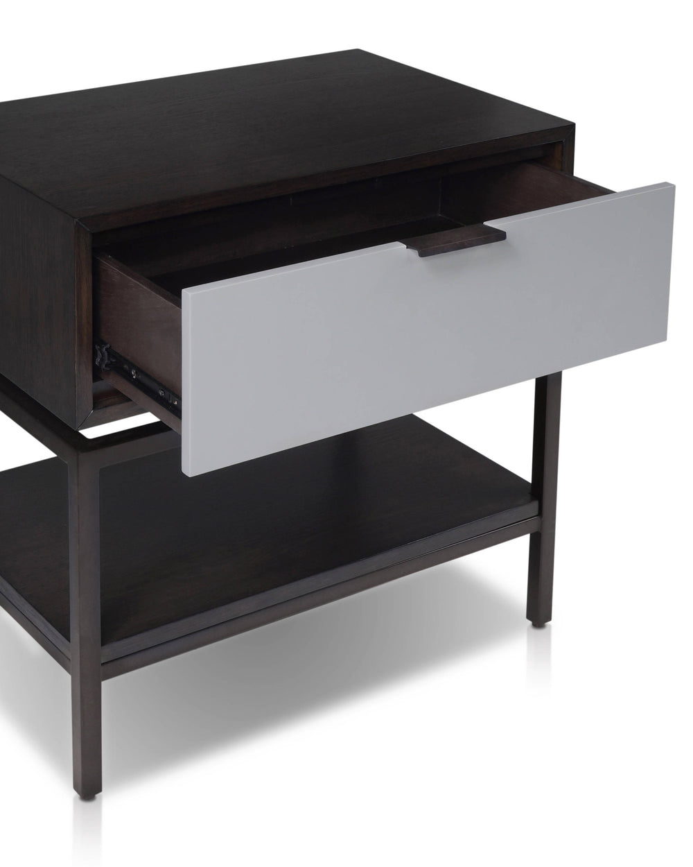 Origins Wilmar Nightstand - Elegant Design With Soft-close Drawers And Dovetail Construction For Your Bedroom Espresso Mahogany Solids & Oak Veneer Ns-01