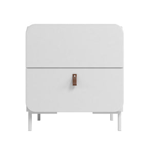 Bogardus Nightstand in White NS-319AMC86 Manhattan Comfort